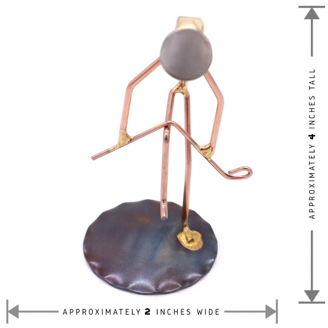 Figurine - Golfer Breaking Clubs