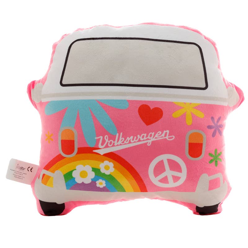 Pillow - Plush Volkswagen VW T1 Camper Bus Shaped Summer Love Cushion