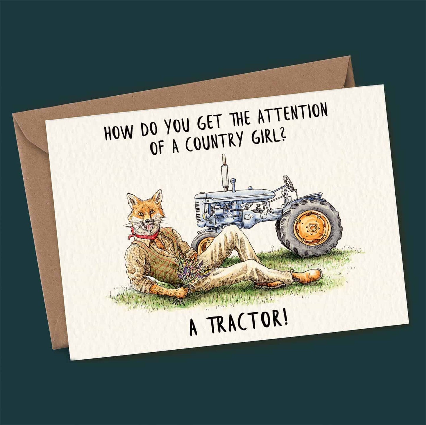 Greeting Card - Country Girl Love