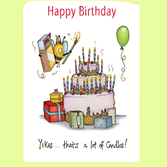 Greeting Card - A Lot of Candles
