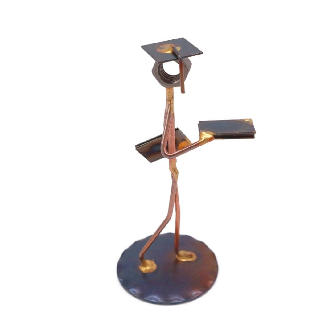 Metal Figurine - Student Man