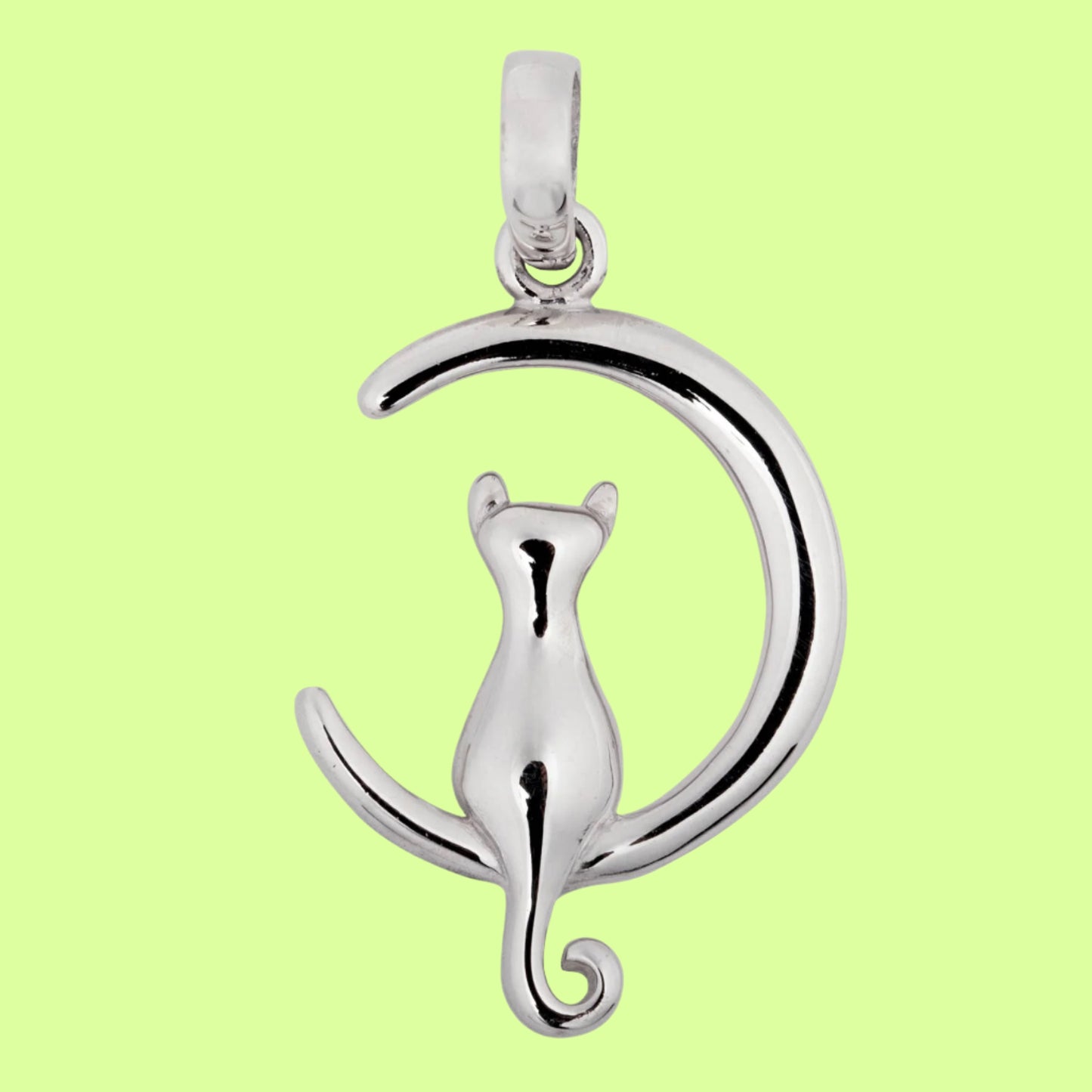 Pendant - Cat on Moon Pendant only