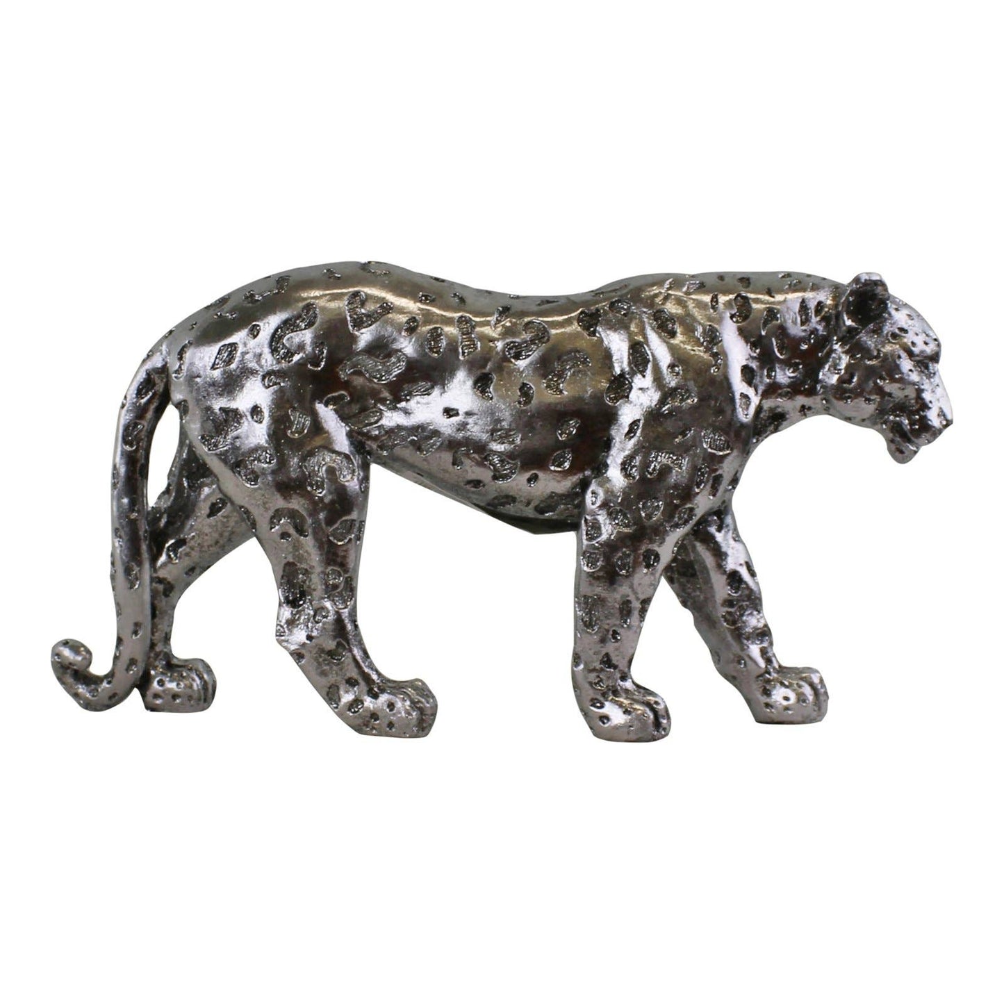 Figurine - Silver Leopard