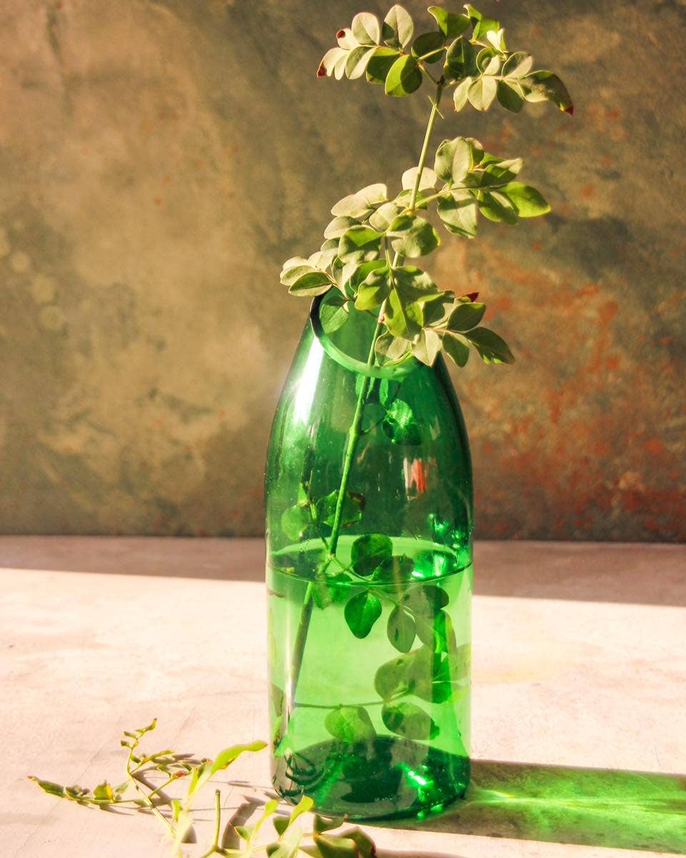 Jug/Vase -plain Amber