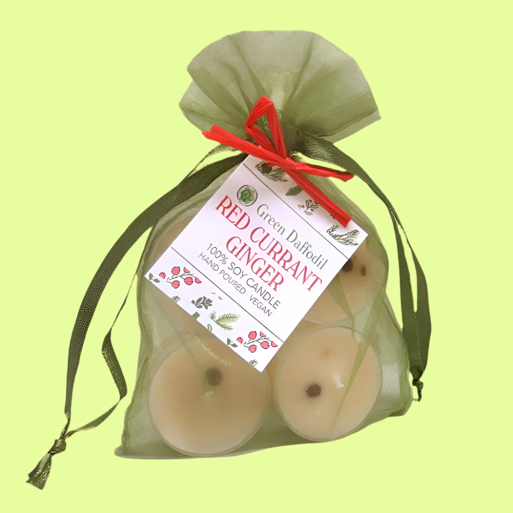 Candle - Tealight GD Red Currant Ginger 4-Pack