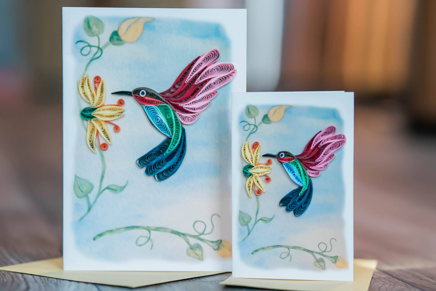 Greeting Card - Quill Hummingbird