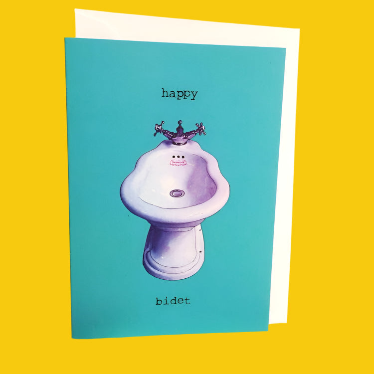 Greeting Card - HAPPY BIDET