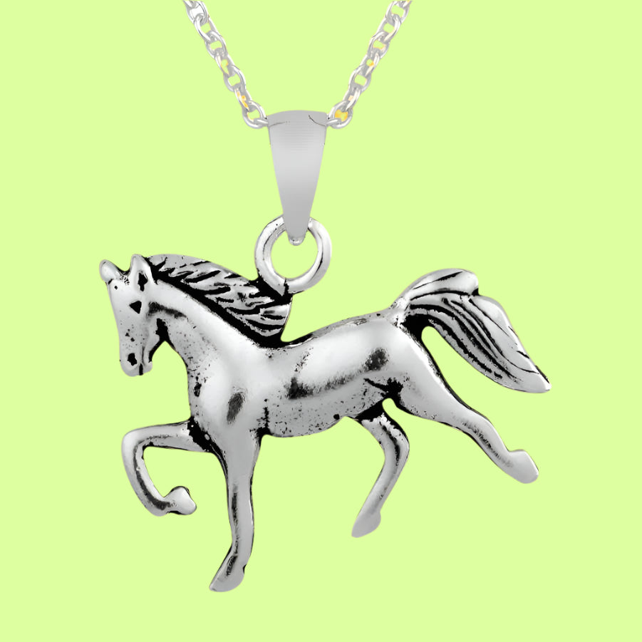 Necklace - Trotting Horse