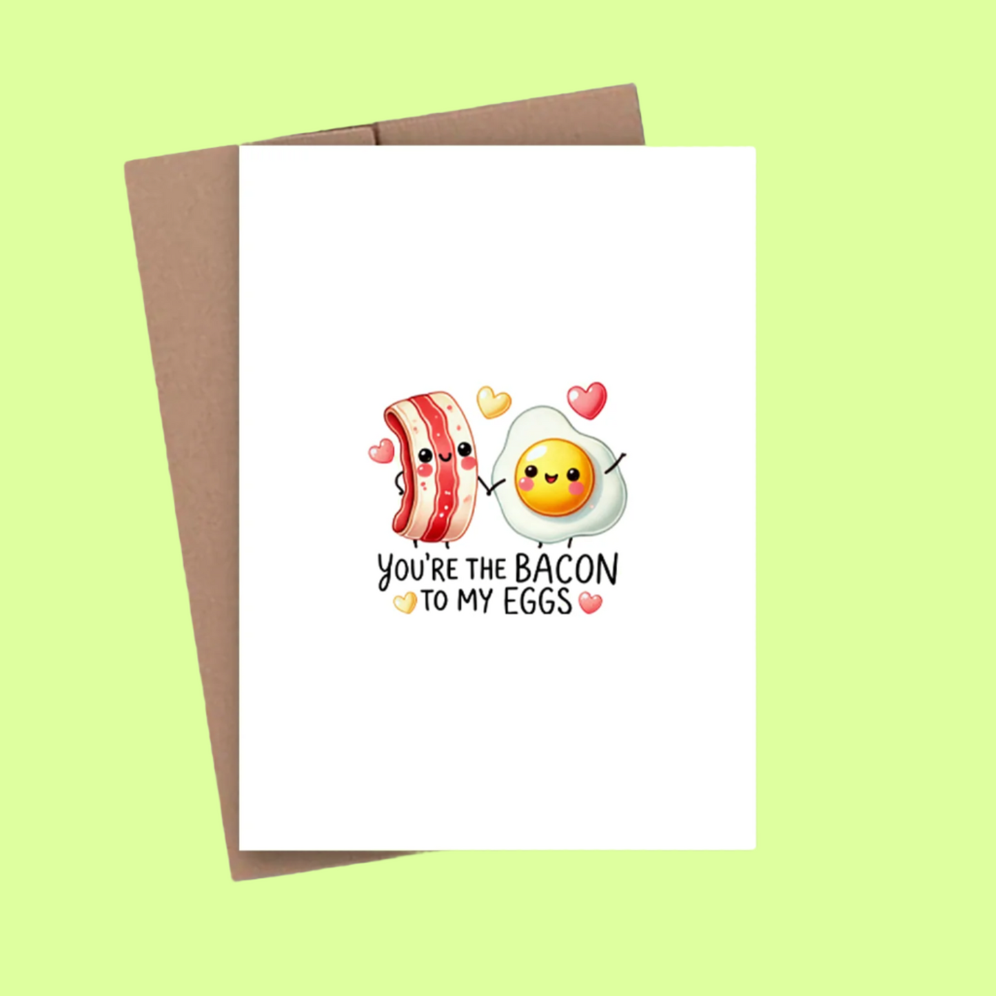 Greeting Card - Bacon Eggs