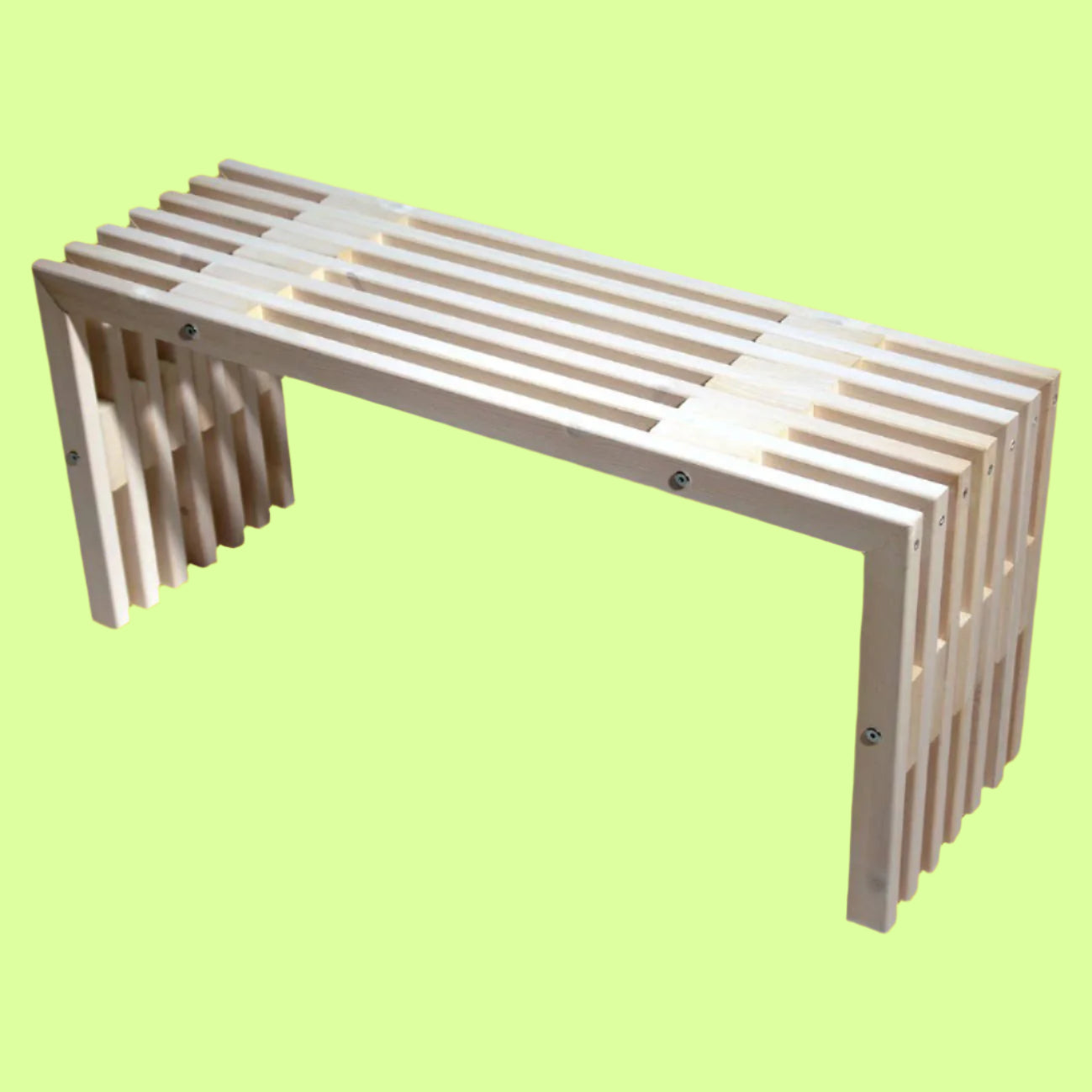 Bench - D-Bench Pine/White, Oiled