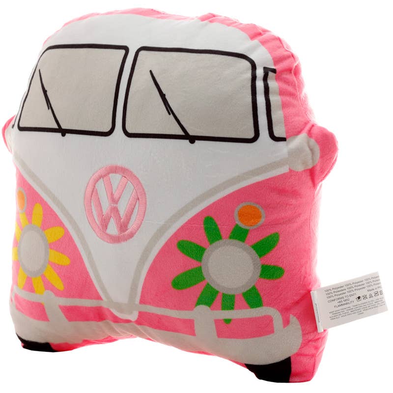Pillow - Plush Volkswagen VW T1 Camper Bus Shaped Summer Love Cushion