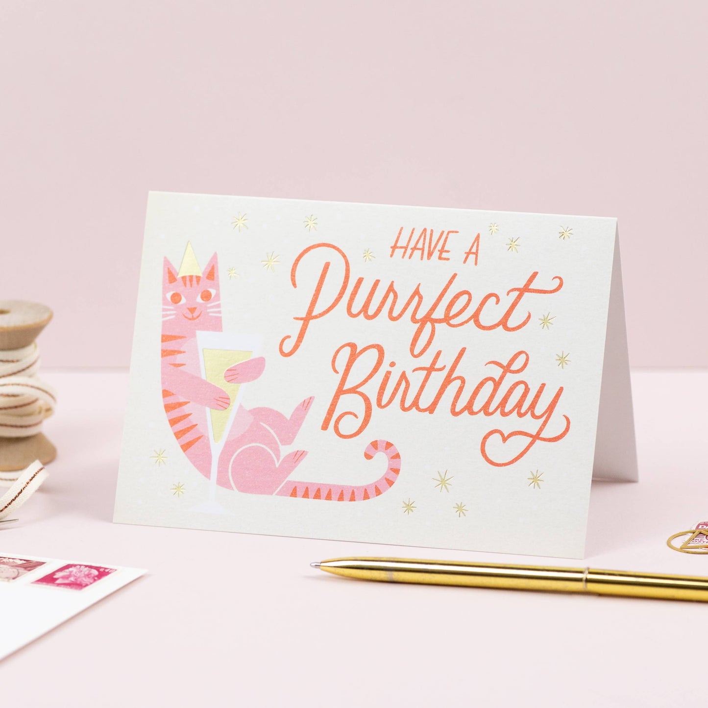 Greeting Card - Birthday Cat