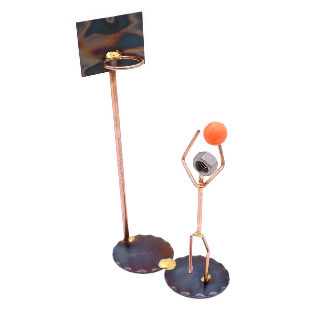 Metal Figurine - Basketball Jump Shot Man