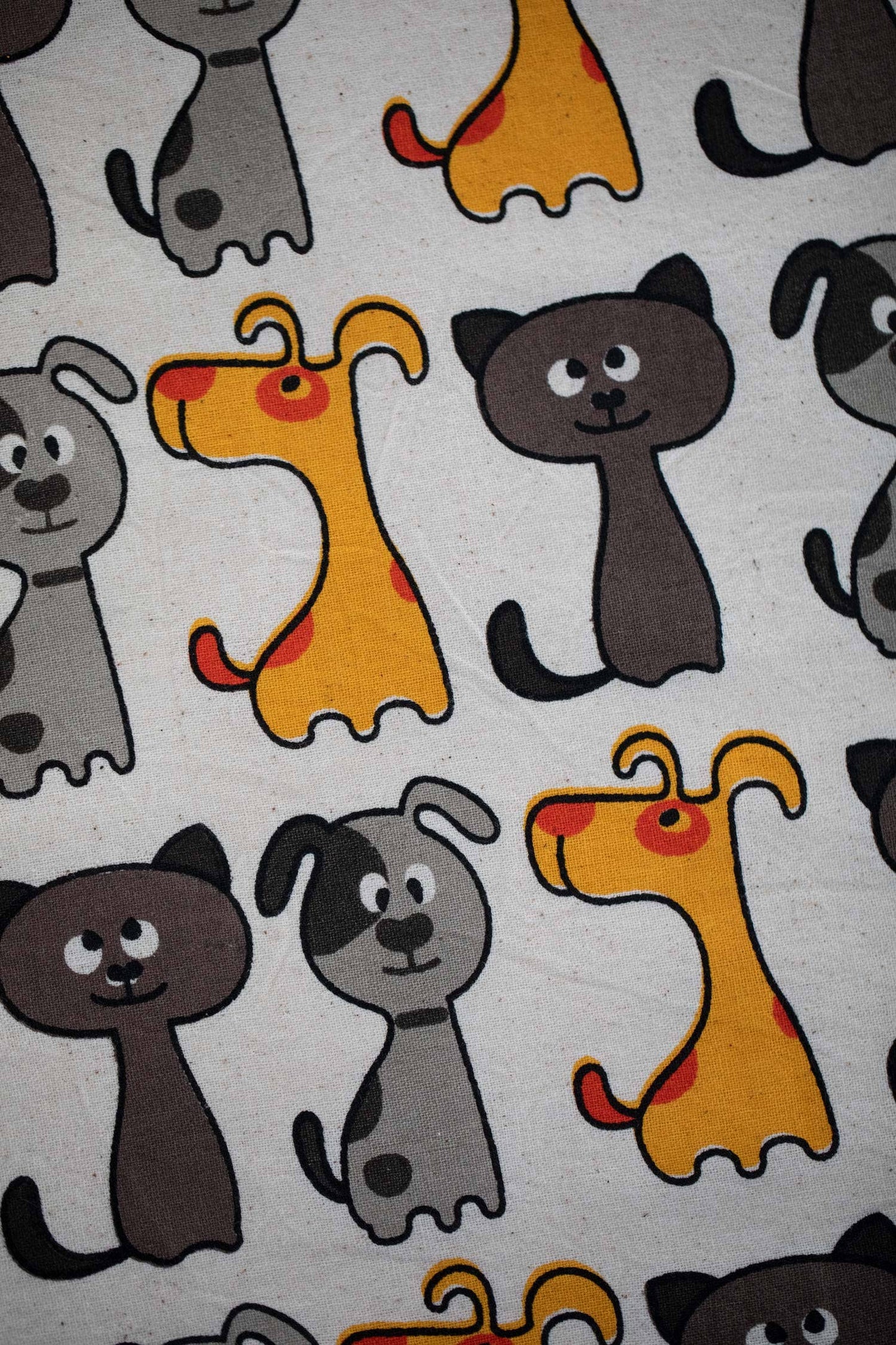 Kitchen Tea Towel - Cats Dogs