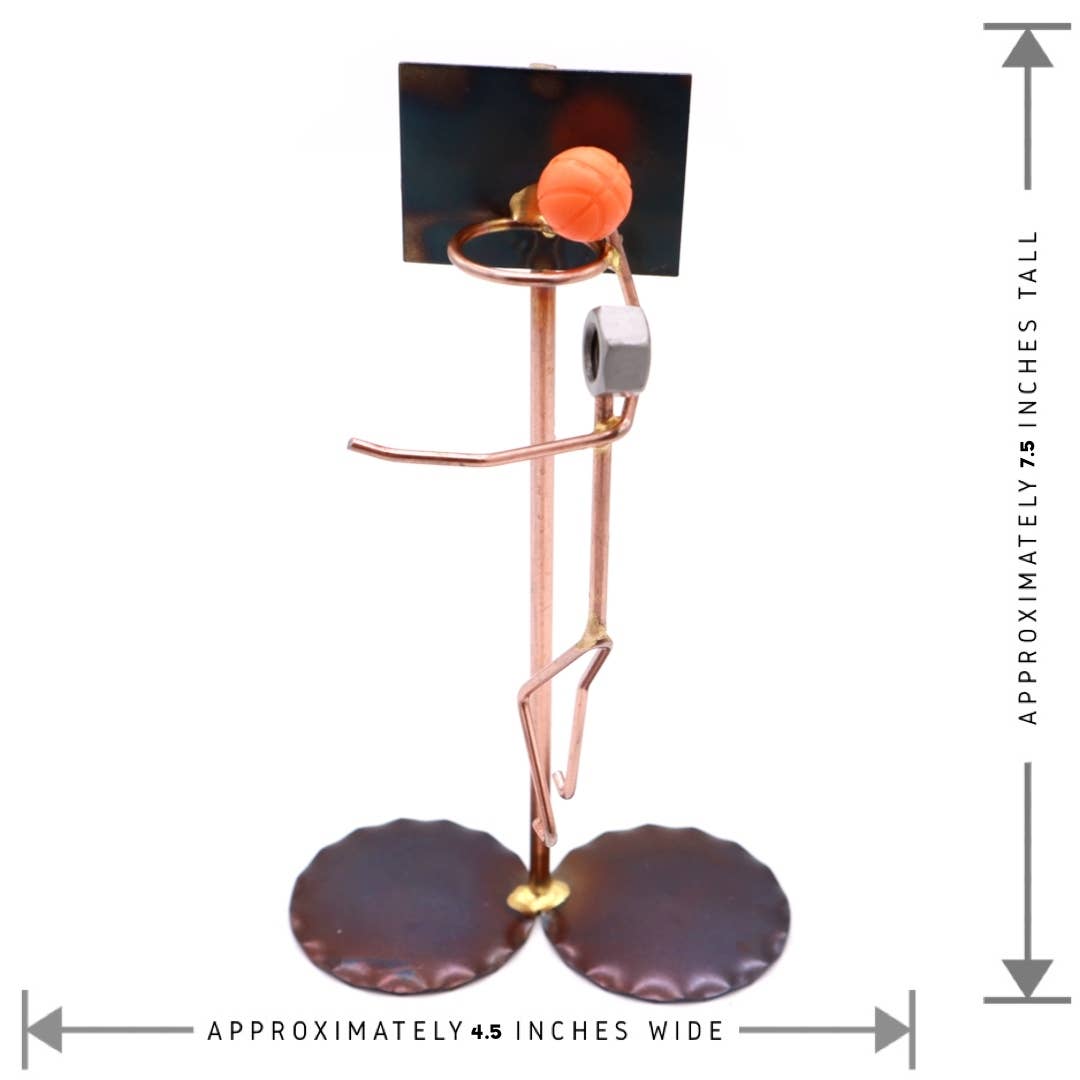 Metal Figurine - Basketball Lay Up