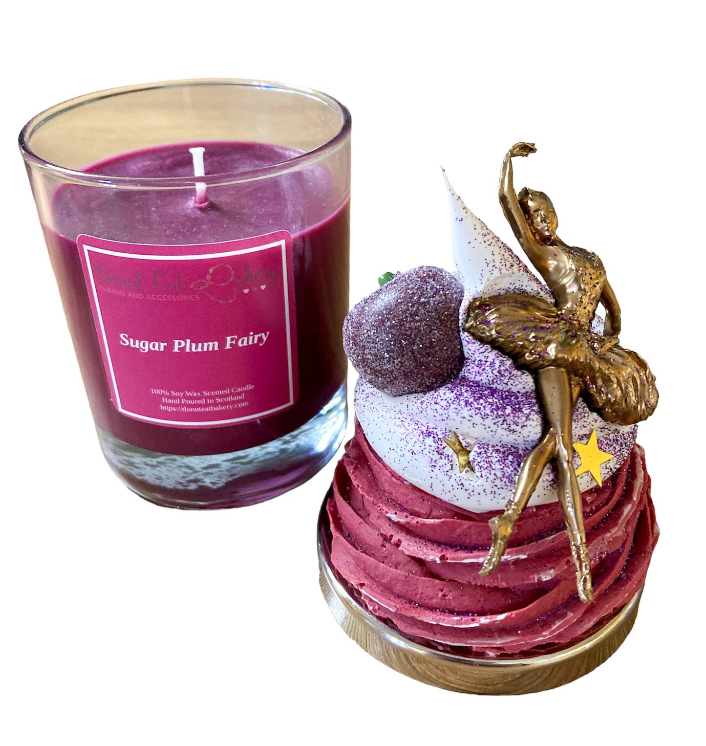 *Candle - Decorative Lid - Sugar Plum Fairy