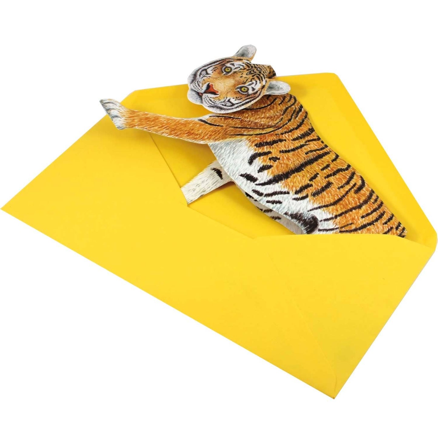 Greeting Card - 3D Tiger