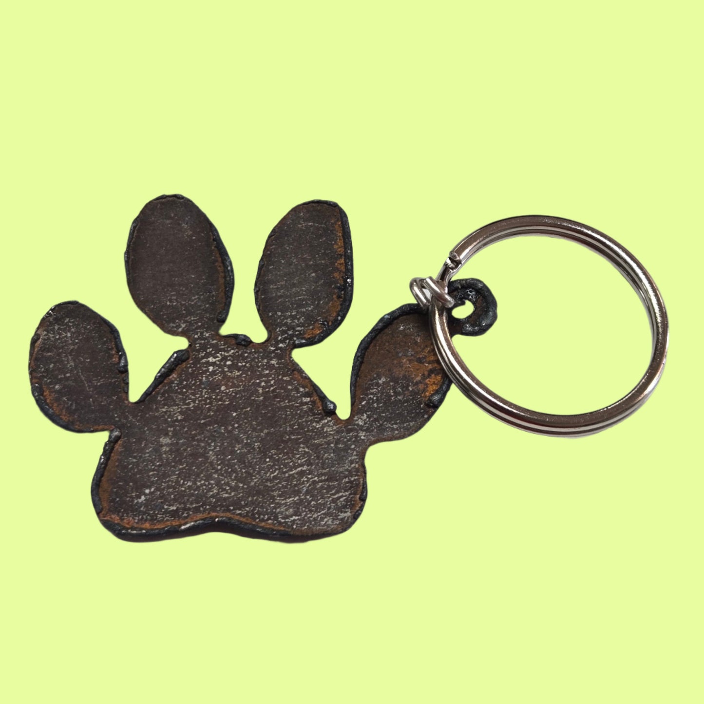 Keychain - Metal Paw Blue