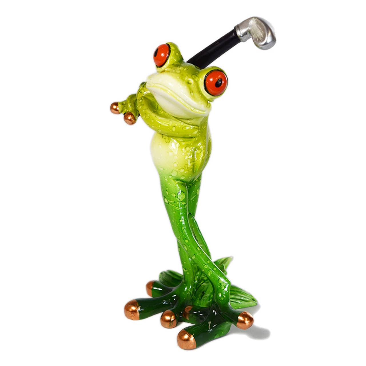 Figurine - Frog Golf Player