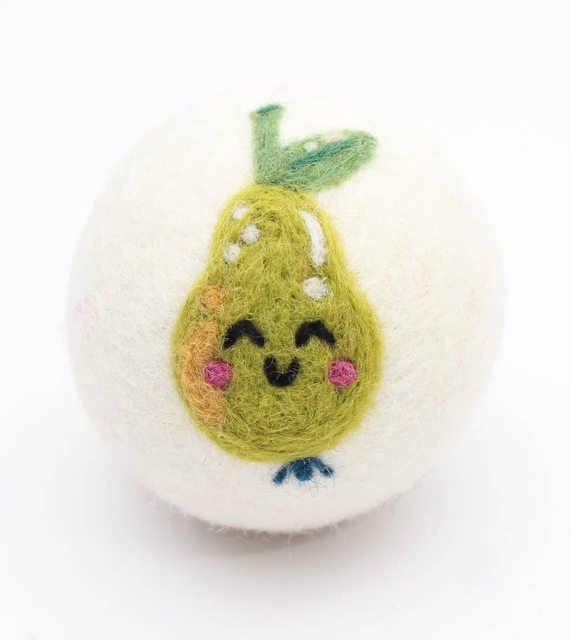 Eco Wool Dryer Balls Fair Trade: Strawberry
