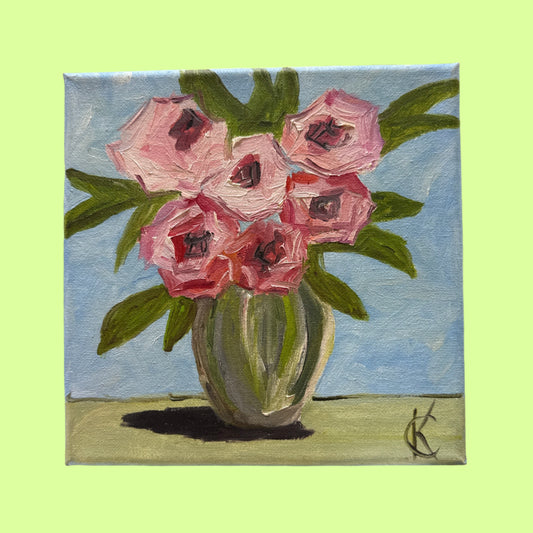 *Art - Oil on canvas - The Roses Red