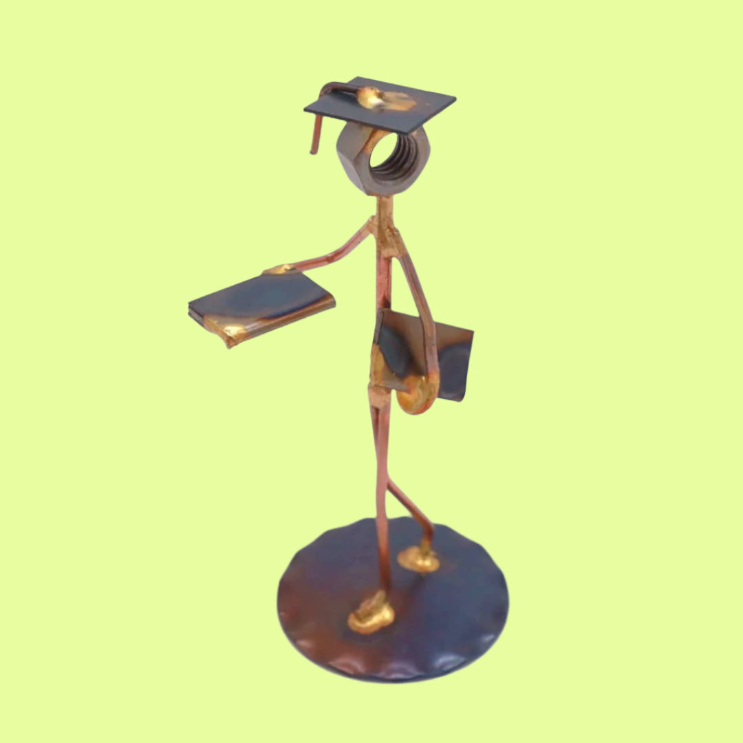Metal Figurine - Student Man