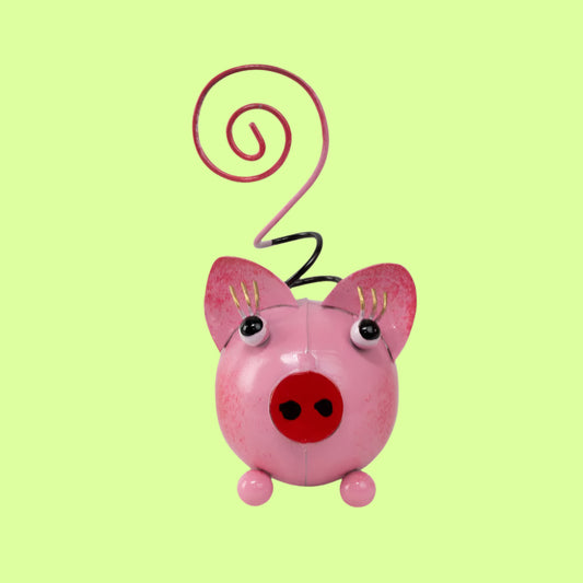 Photo Holder - METAL PIG