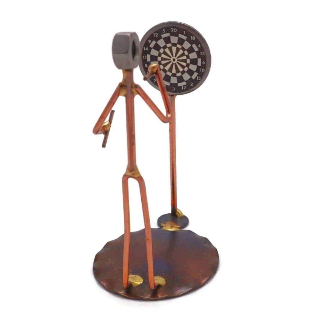 Metal Figurine - Dart Thrower