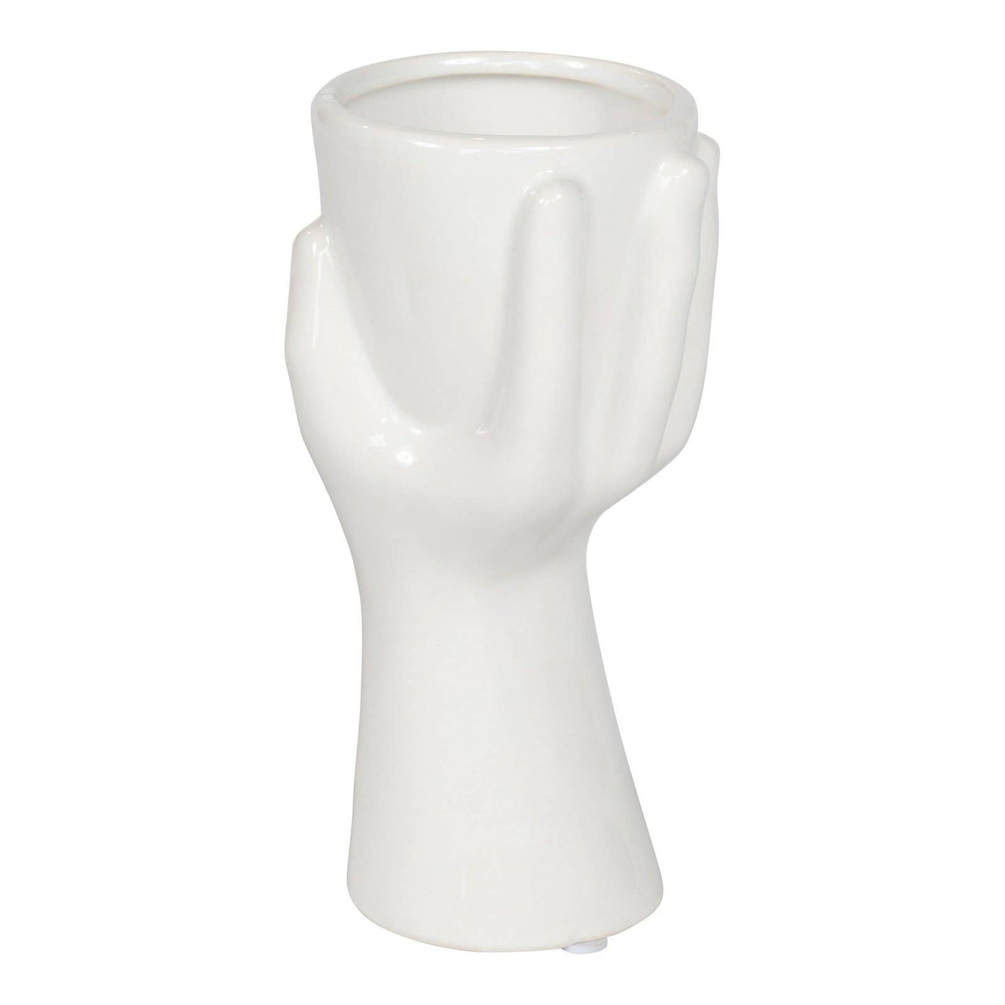 *Planter - Hand Holding Ceramic Planter