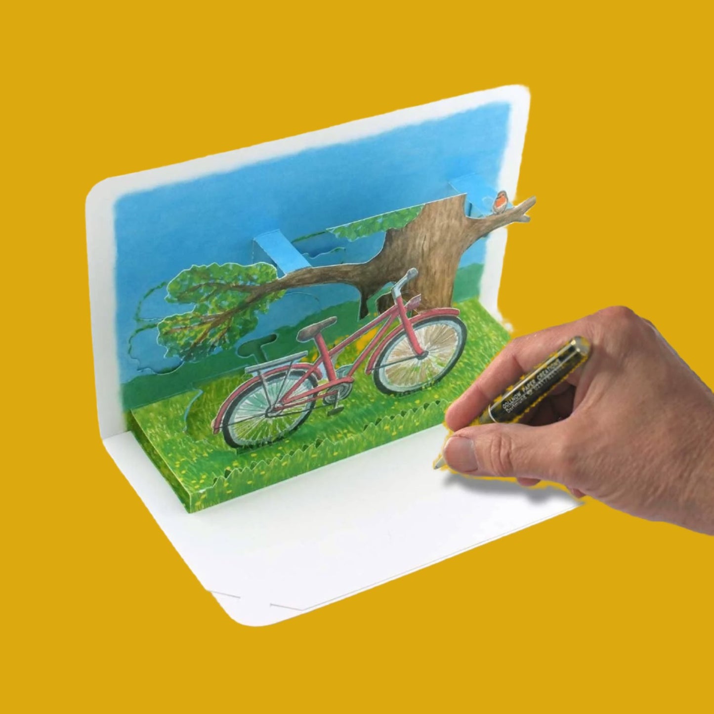 Greeting Card - Pop up Bike