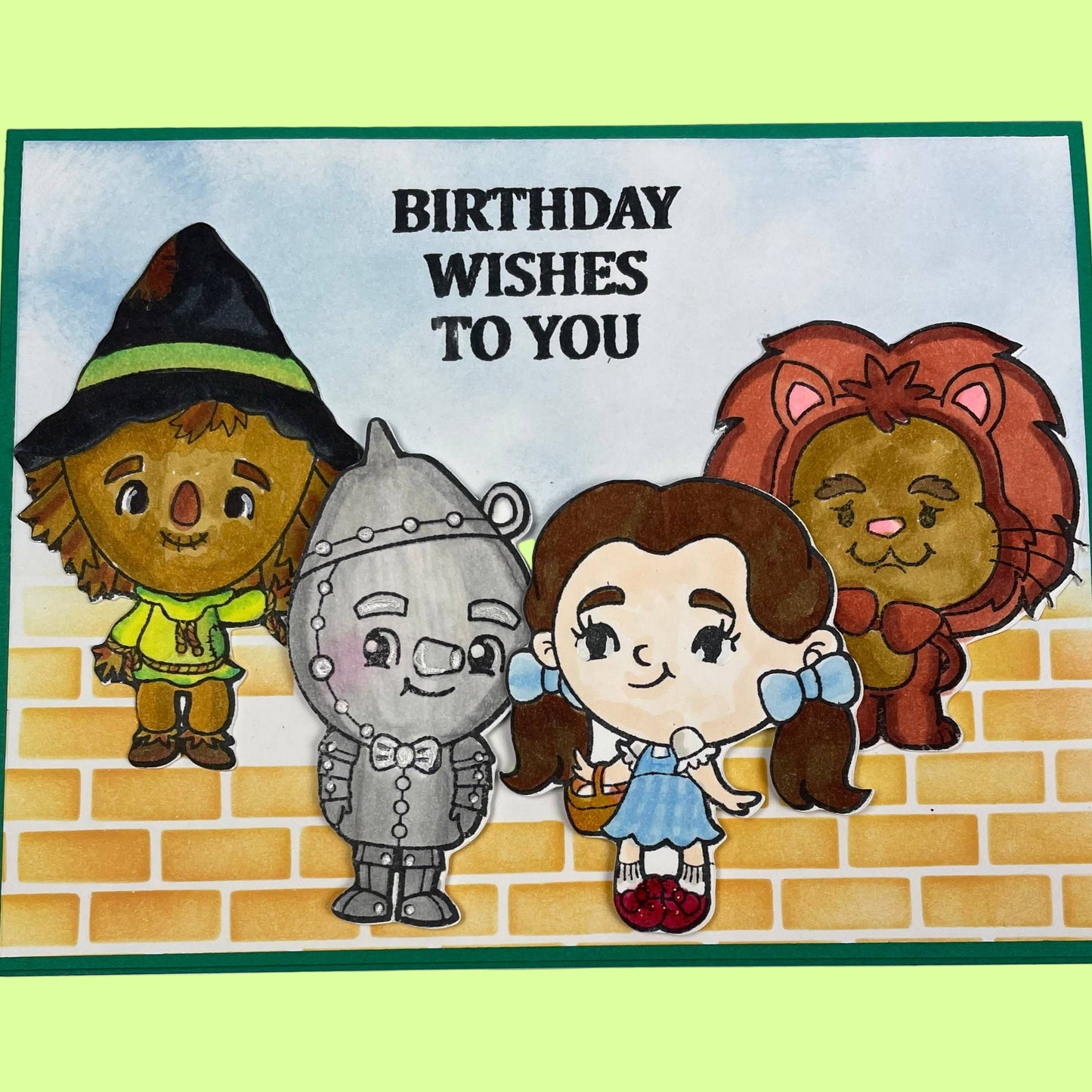 Greeting Card - handmade Wizard of Oz,