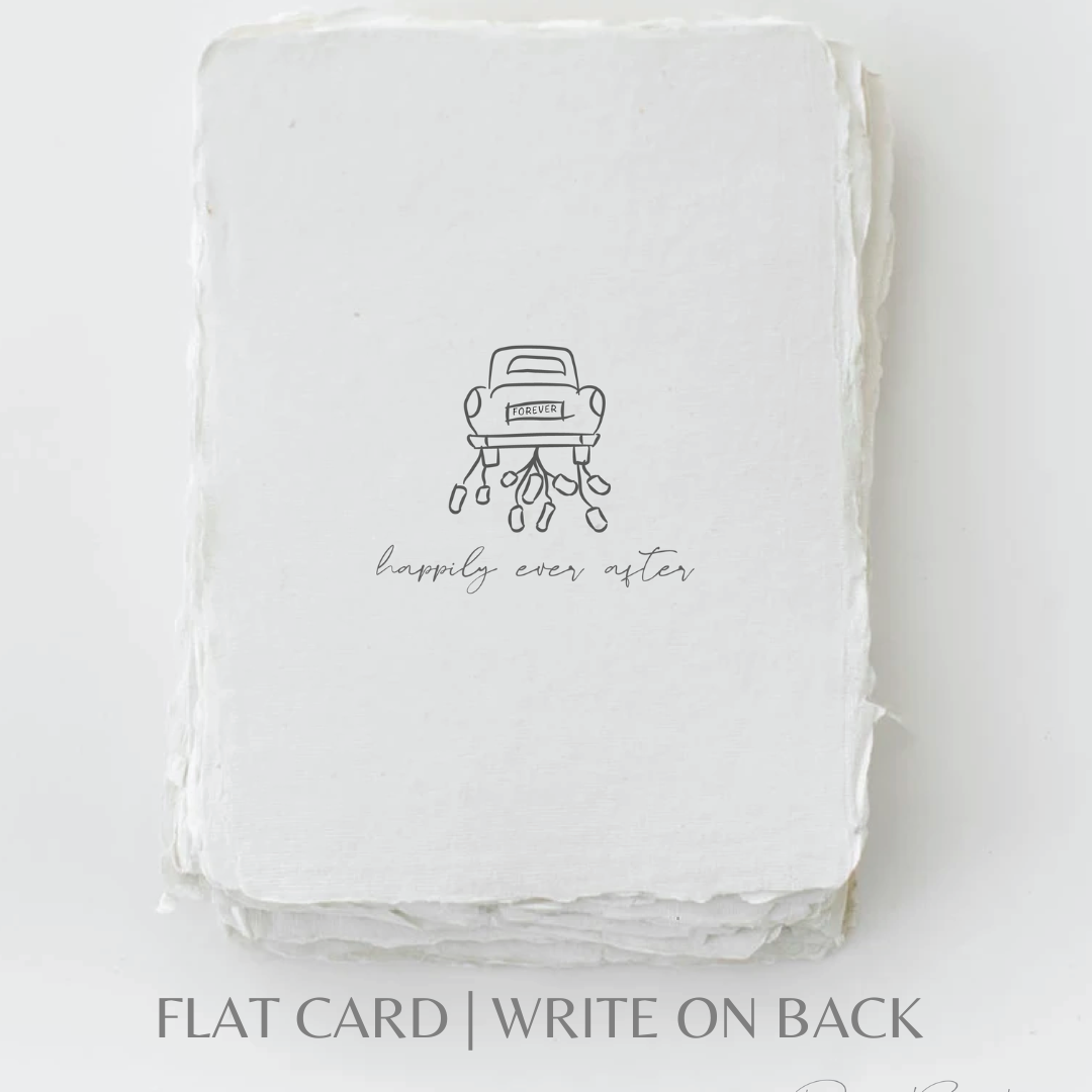 Greeting Card - Single Leaf - Happily Ever After