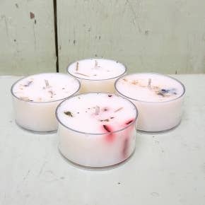 Candle - tealight Pumpkin 4-Pack