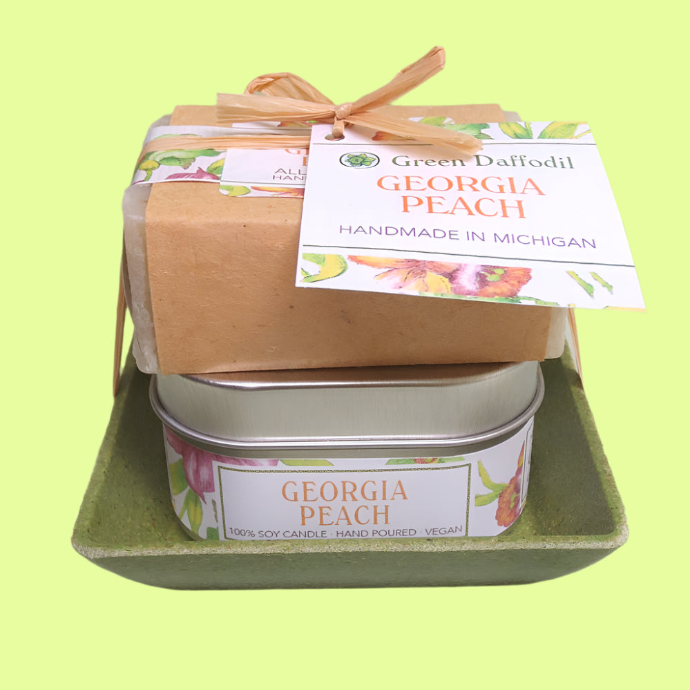 Candle Soap Gift Set - Georgia Peach