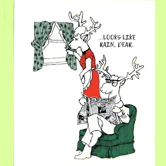 Greeting Card - Reindeer Pun