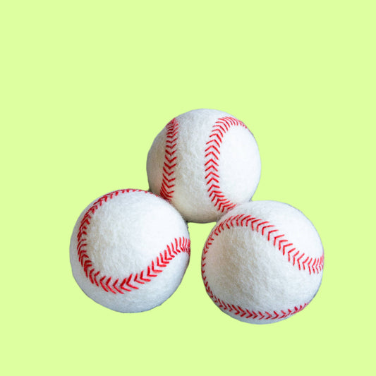 Dryer Balls - F 100% NZ wool baseball