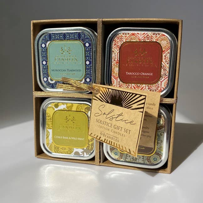 Solstice Gift Set | 2-in-1 Soy Lotion Candles