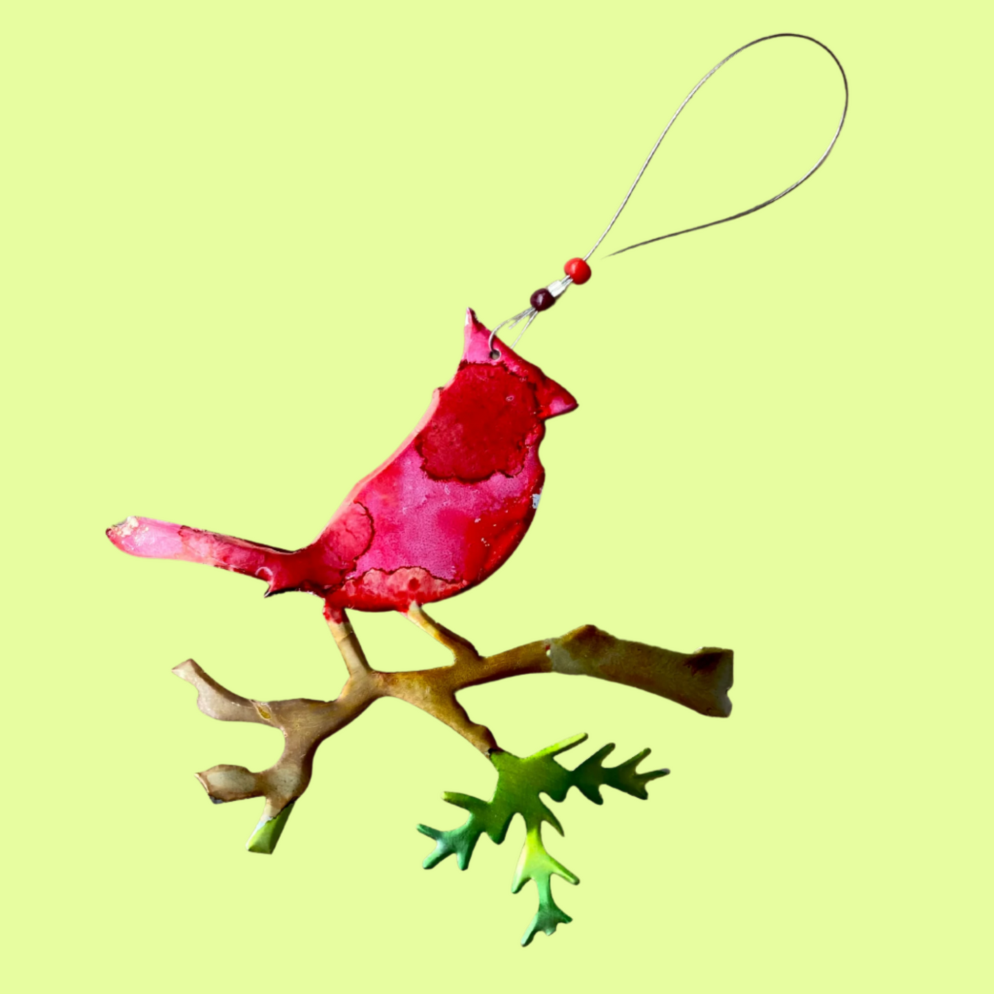 Ornament - Upcycled Cardinal