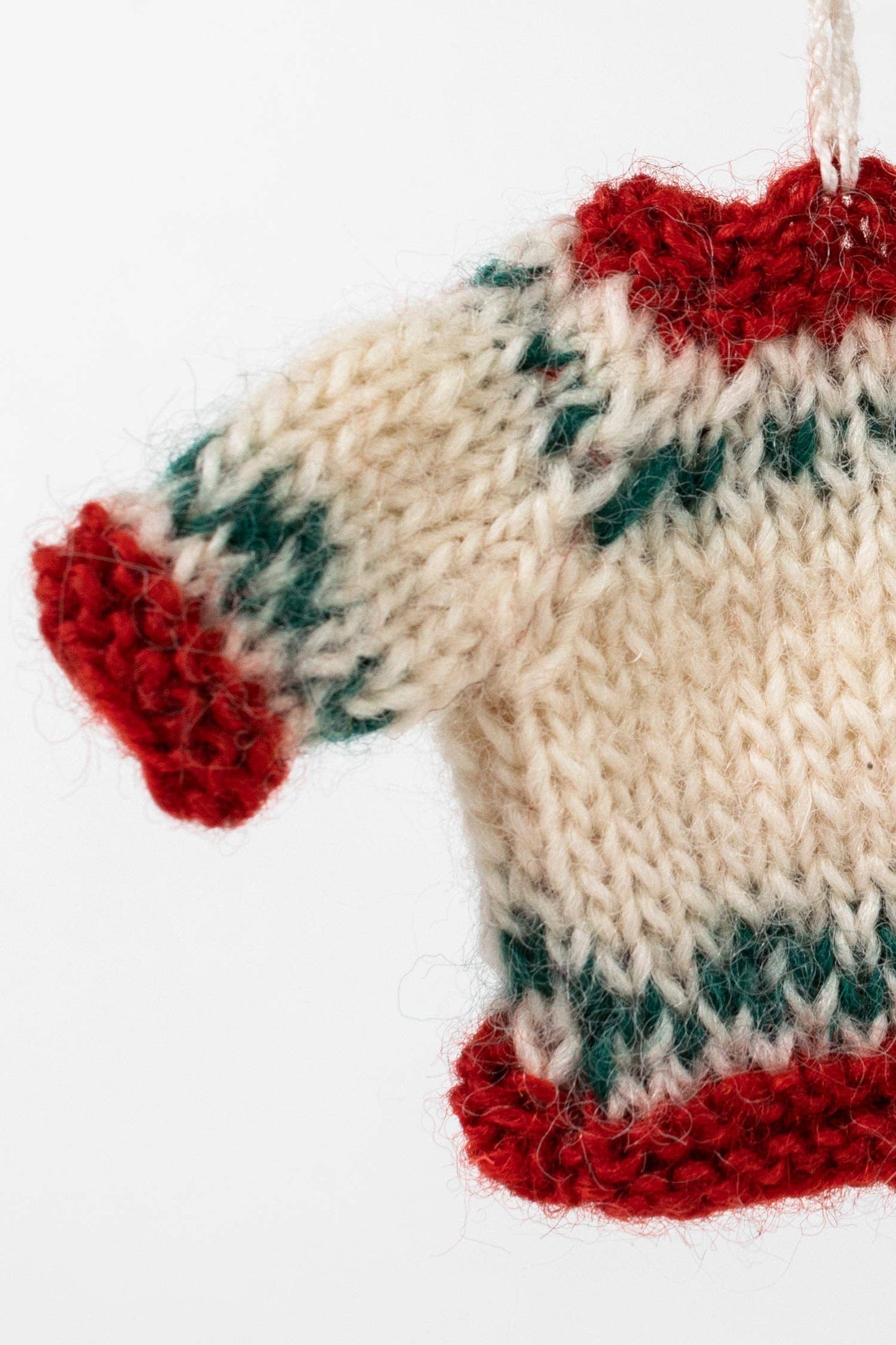 Hand Knitted Sweater Ornament