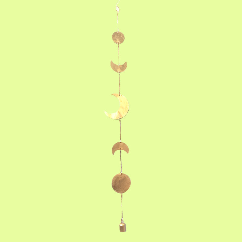 Wind Chime - Moon Phases: Gold