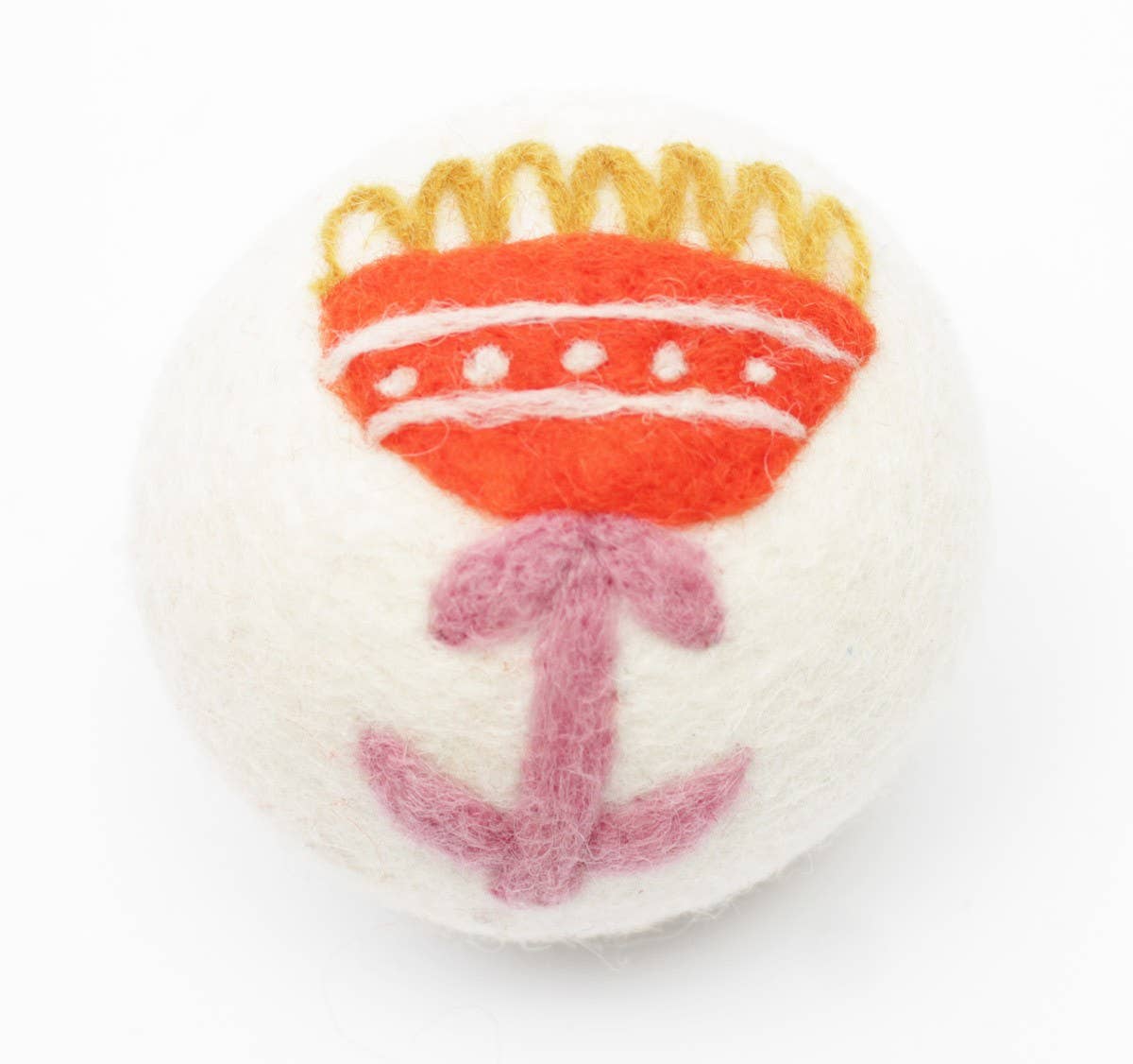 Flowers: Eco Wool Dryer Balls Fair-Trade: Yellow/Blue