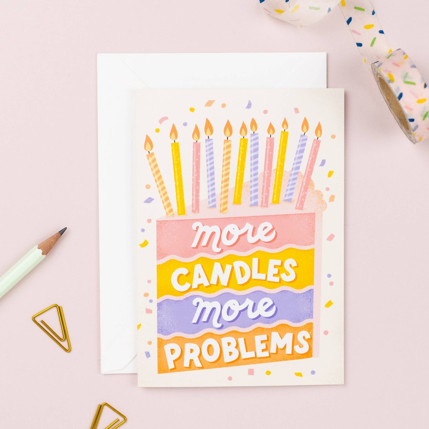 Greeting Card - More Candles More Problems