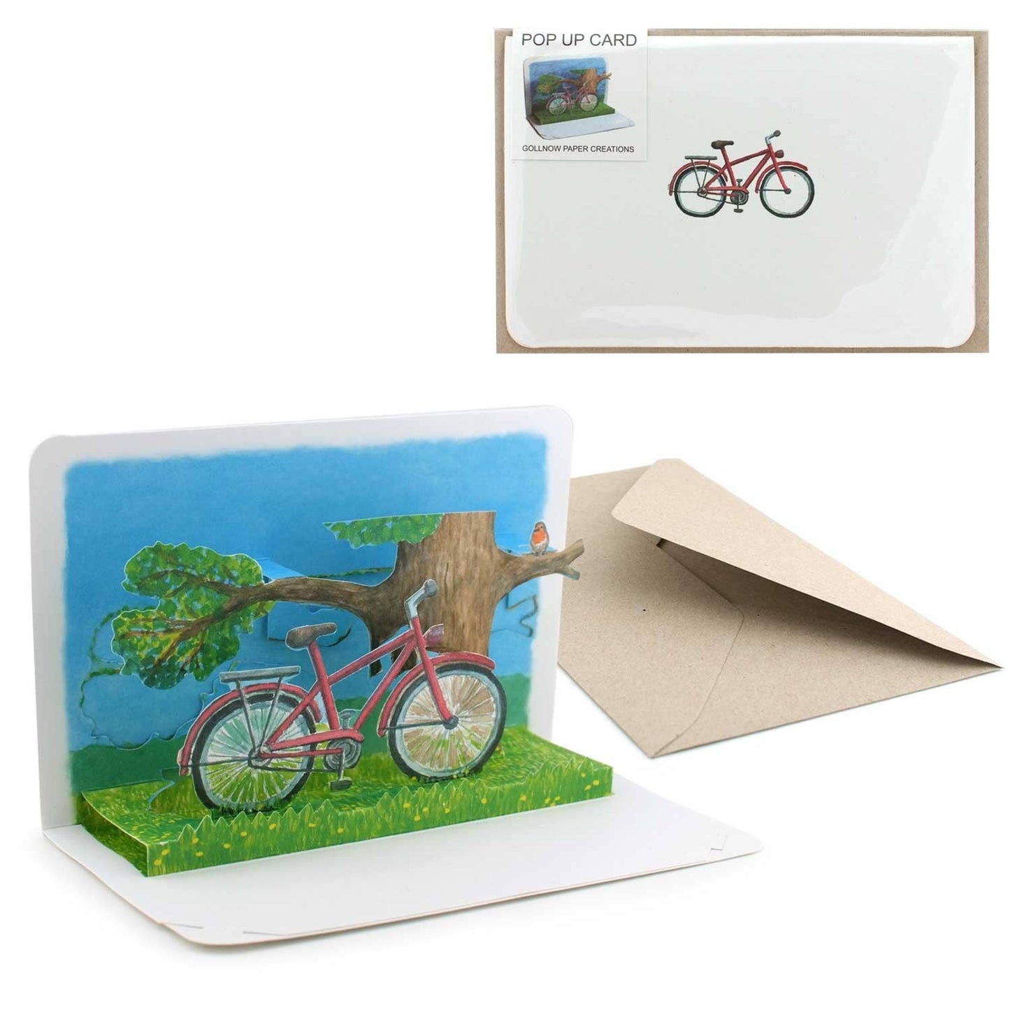 Greeting Card - Pop up Bike