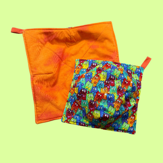 Microwave Cozy - Handmade by Rosemarycats sml