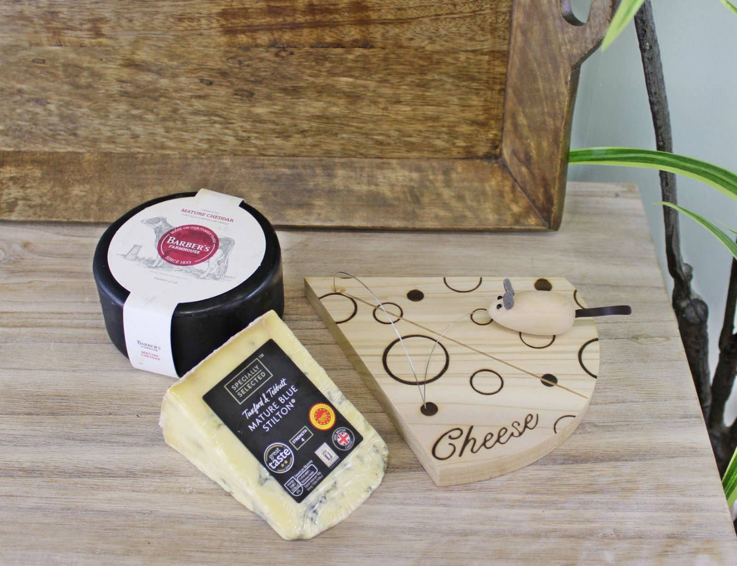 Cheese Board - Handcrafted With Wire And Mouse