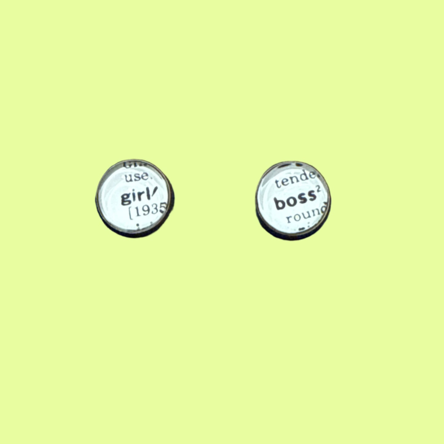Earrings - posts Girl Boss