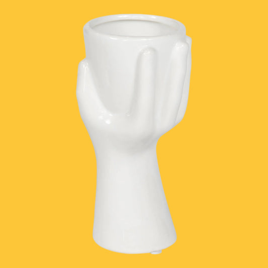 *Planter - Hand Holding Ceramic Planter