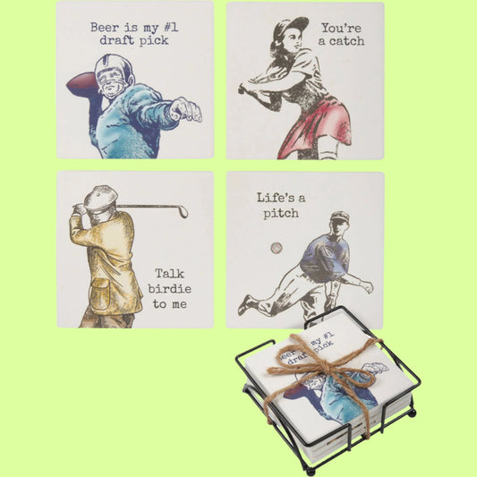Coasters - Set 4 Sports