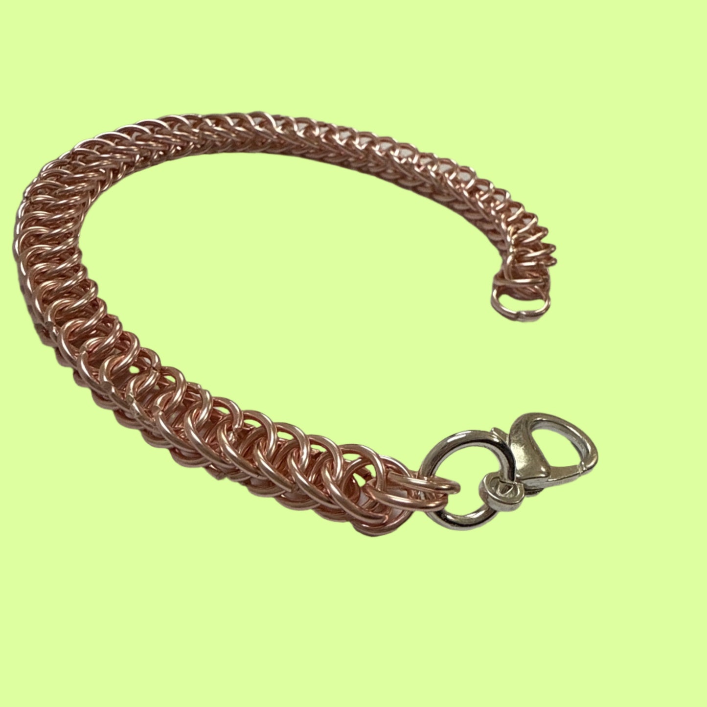 Bracelet - Chainmaille rose gold