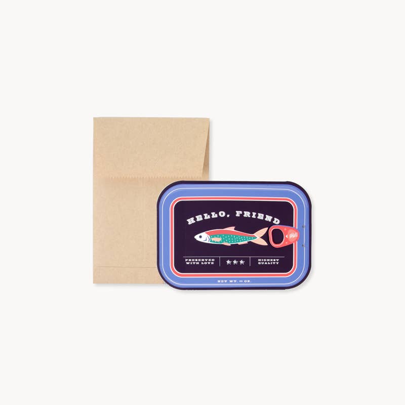 Greeting Card - Sardines Pop-Up